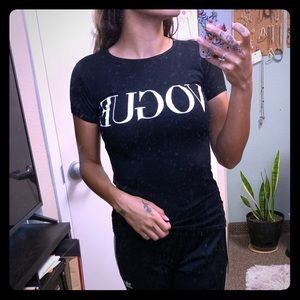 VOGUE decal, trendy top